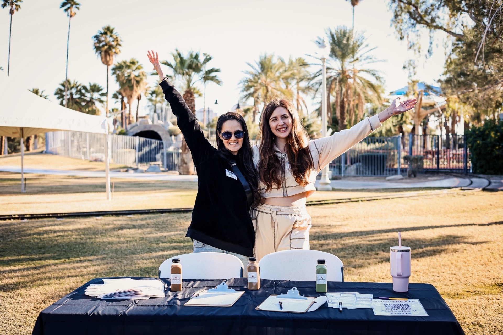 Vendor booth at community event